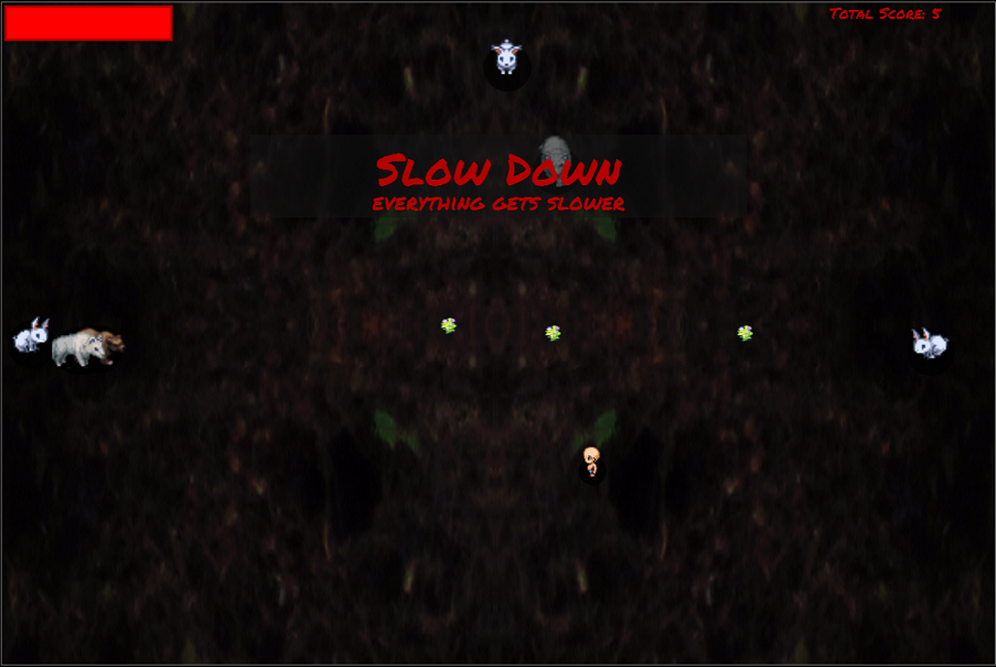 Down The rabbit Hole Game Play Screen 2